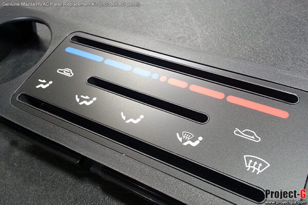 Miata HVAC Face Plate / Panel Control - 1989-1997 Mazda Miata