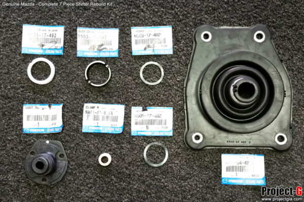 Shifter Rebuild Kit (Genuine 7 Piece Mazda) - 1989-2005 Mazda Miata