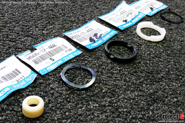 Shifter Rebuild Kit (Genuine 7 Piece Mazda) - 1989-2005 Mazda Miata - Image 3
