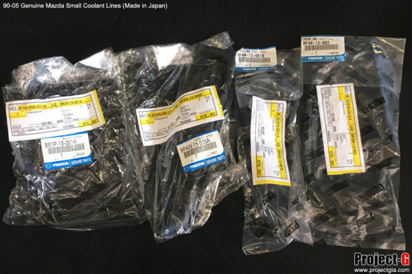 Genuine Mazda Small Coolant Lines KIT (4pc) - 1989-2005 Mazda Miata - Image 4