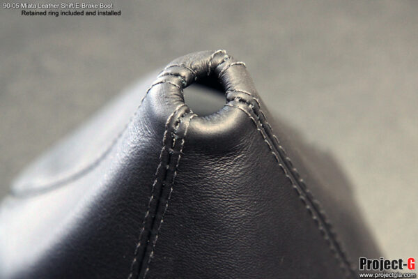 Shift & Hand Brake Premium Leather Boots [ Project-G ] - 1989-2005 Mazda Miata - Image 7