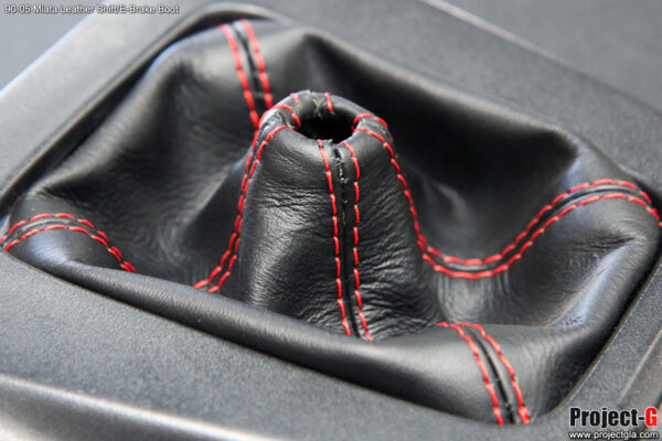 Shift & Hand Brake Premium Leather Boots [ Project-G ] - 1989-2005 Mazda Miata