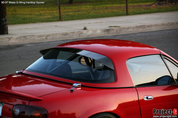 G-Wing Hardtop Spoiler - Black / Smoke [ Project-G ] - 1990-2005 Mazda Miata