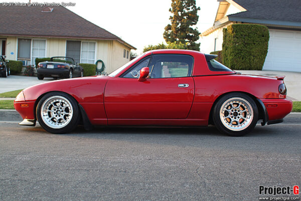 G-Wing Hardtop Spoiler - Black / Smoke [ Project-G ] - 1990-2005 Mazda Miata - Image 3
