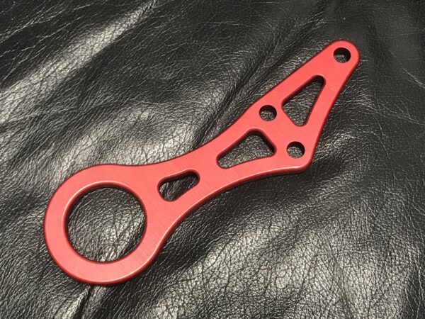 RyokuRob Front Tow Hook - RED (ETCHLESS) 1989-2005 Mazda Miata [RyokuRob] - Image 2