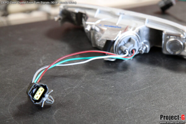 Clear Turn Signals Housing (CLEAR) - 1990-1997 Mazda Miata - Image 5