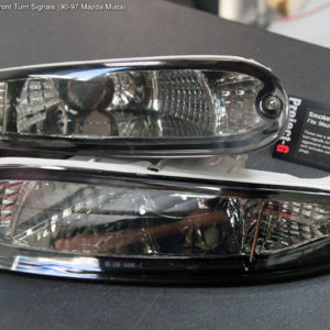 Anzo Black Housing Clear Lens Tail Lights For Mazda MX-5 Miata 1990-1997 - Pair - DOT Certified (03-MA9097TLAJM)