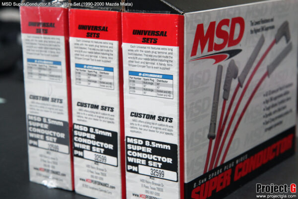 MSD 8.5mm Super Conductor Plug Wire Set – 1989-2000 Mazda Miata - 32599 - Image 5