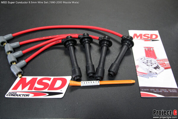 MSD 8.5mm Super Conductor Plug Wire Set – 1989-2000 Mazda Miata - 32599 - Image 7