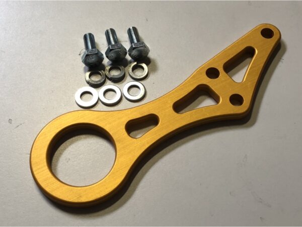 RyokuRob Front Tow Hook - GOLD (ETCHLESS) 1989-2005 Mazda Miata [RyokuRob]